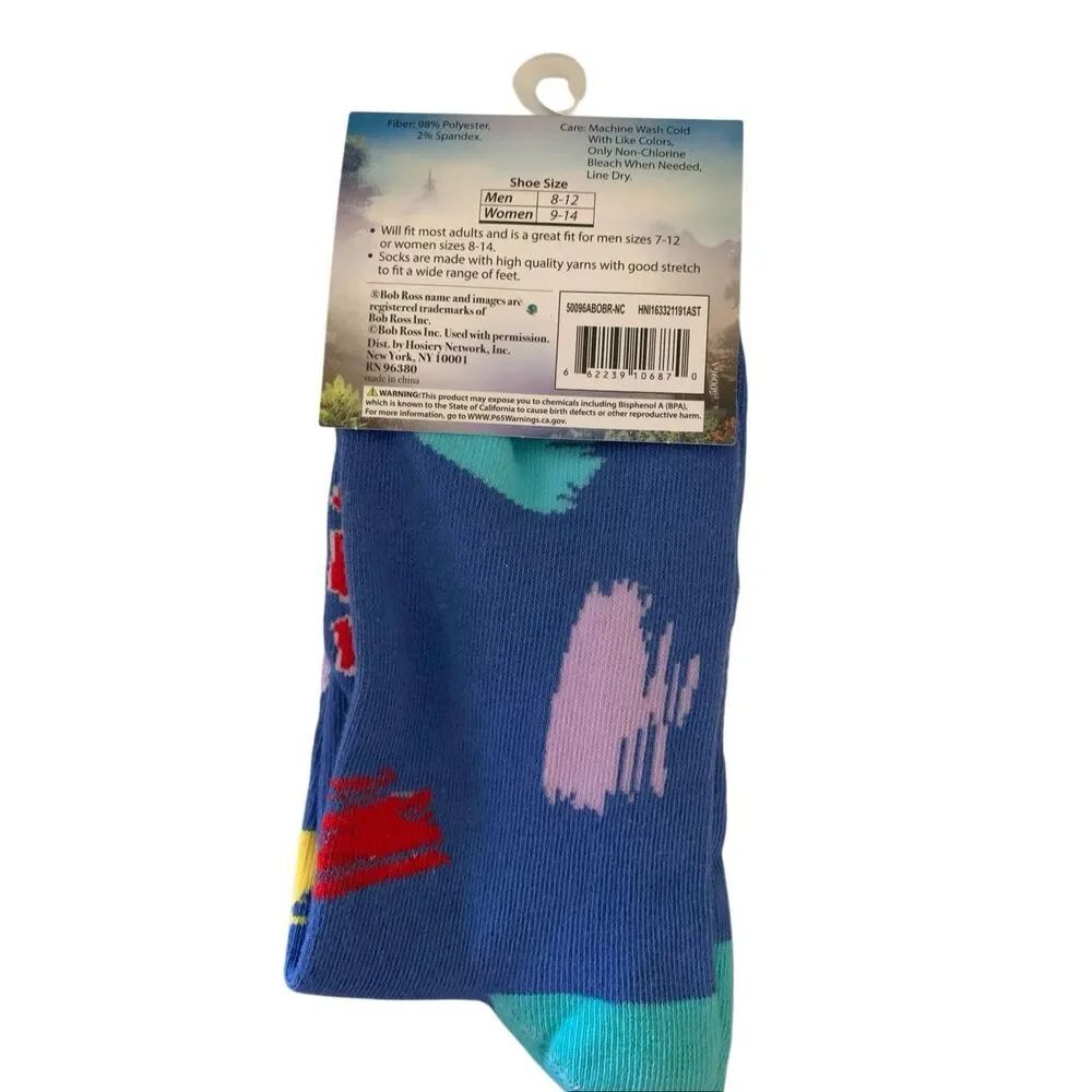 Bob Ross socks brand new unisex - Picture 2 of 2